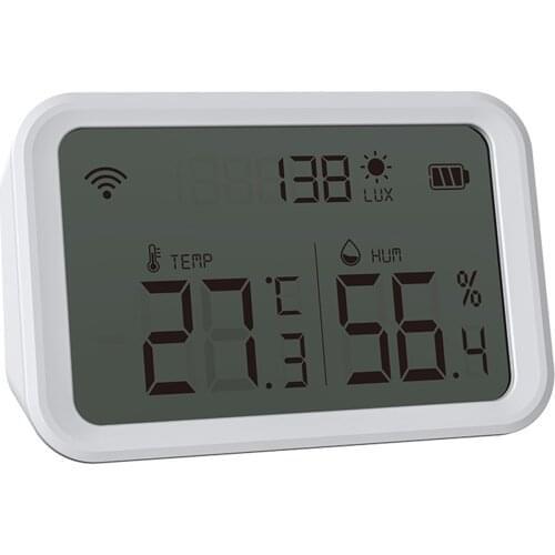 Tuya Smart Life Zigbee Temperature And Humidity Sensor Indoor Hygrometer Thermometer With LCD Display Support Google Home