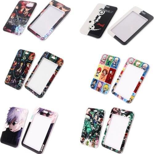 20pcs/lot BH1388 Blinghero Anime ID Card Holder Name Credit Card Holder Neck Strap Card ID Holders Identity Badge