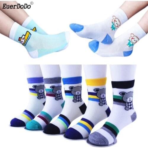1 2 3 4 5 6 7 8 9 10 11 Years Childrens Cheap Stuff Kids Socks 5 Pairs/lot For Boys Girls Cartoon Socks