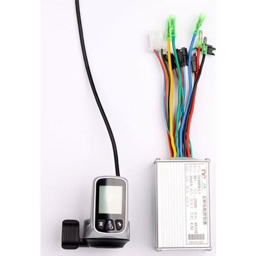 24V/36V/48V 250W/350W Dual Mode Brushless Engine Motor Controller For Electric Bicycle Tricycle Ebike Kit