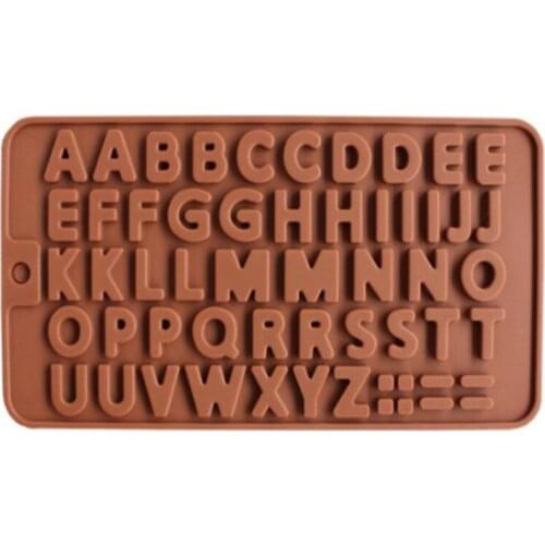 Cake Decorating Tools Silicone Chocolate Mold Letter And Number Fondant Molds Cookies Bakeware Tools