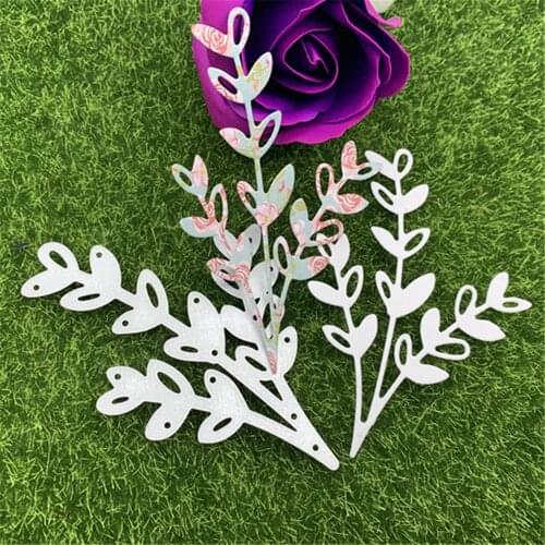 Leafe Flowers and plants Card Frame Craft Metal Cutting Dies For DIY Scrapbooking Album Embossing Paper Cards Decorative Crafts