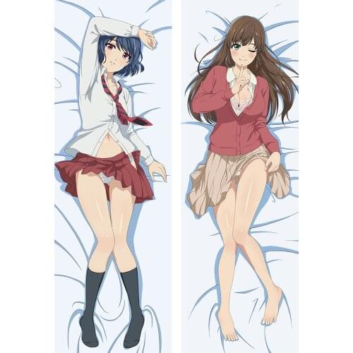 MGF Anime Domestic Girlfriend Hugging Body Pillow Case Pillowcase Rui Tachibana Hina Tachibana Adult Dakimakura Gift for Otaku