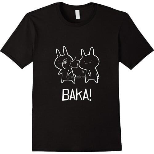 Mens Baka T-Shirt For True Otakus Anime Fans Cool