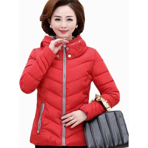 2017 NEW HOT SALE WOMEN WINTER JACKER THICKEN FASHION HOODED WARM SLIM FEMALE PARKAS COTTON WADDED COAT ZL699