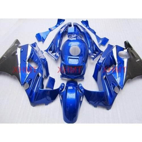 For CBR600 F2 1991 - 1994 Fairings for Honda Cbr600 93 94 Motorcycle Fairing CBR600F2 1991 Blue Black Plastic Fairings