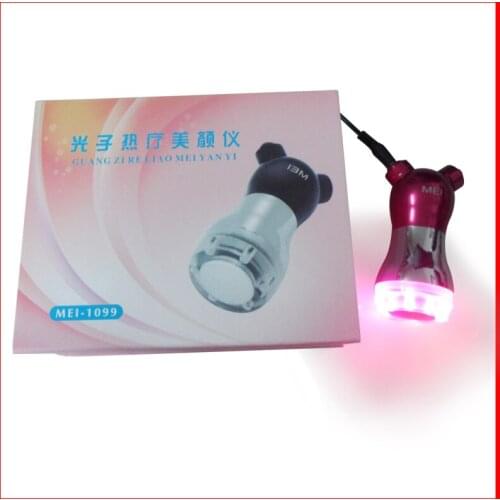 Portable Photontherapy Skin Rejuvenation Facial Beauty Machine Hot Facial Massager Skin Care Product Penetration