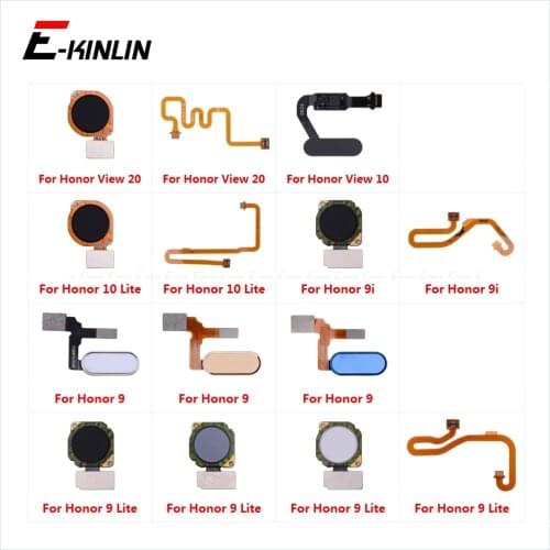 Touch ID Fingerprint Connection Sensor Scanner Connector Flex Cable For HuaWei Honor View 20 10 9i 9 Lite Home Return Button Key