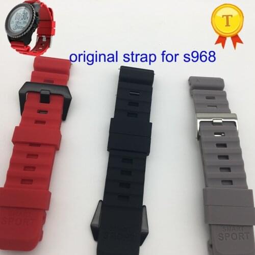 S968 smart watch Replacement Straps Smartwatch Silicone belt Watch Band Wrist Strap Belts Watchband black red grey stock color