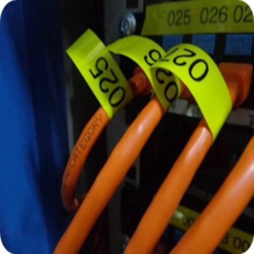 Compatible Black on White MC-750-595-WT-BK For BMP-41 BMP-51 BMP-53 PC Linked Label