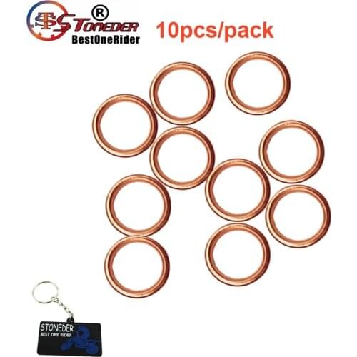STONEDER 10x ID= 25mm OD= 32mm Exhaust Pipe Gasket For Pit Dirt Motor Bike Motocycle ATV Quad 50cc 90cc 110cc 125cc 140cc 150cc