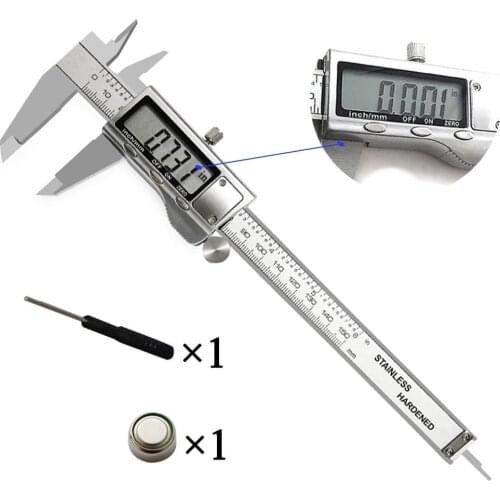 High Quality Metal 6-Inch 150mm Stainless Steel Electronic Digital Vernier Caliper Micrometer Measuring Free Shipping