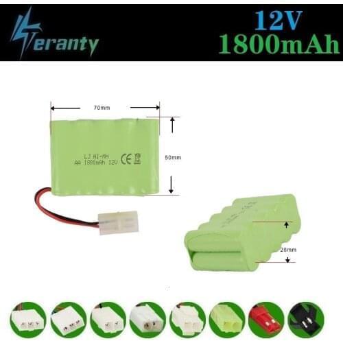 X Model ) 12v 1800mah NiMH Battery For Rc toys Car Tanks Trains Robot Boat Gun Ni-MH AA 1000mah 12v Rechargeable Battery