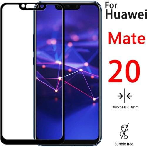 Protective Glass On For Huawei Mate 20 Lite Tempered Glas Film Huavei 20Lite Tremp Huawey Light Screen Protector Full Cover Cam