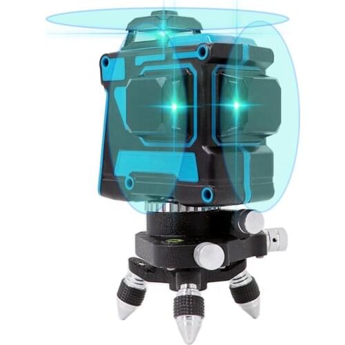 Dinli Green Rotary Cross Line 12 lines 3D Laser Level
