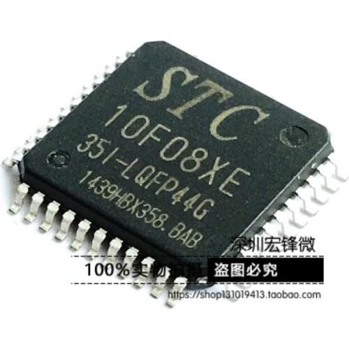 100% Original New In Stock STC10F08XE-35I-LQFP44 STC10F08XE LQFP44