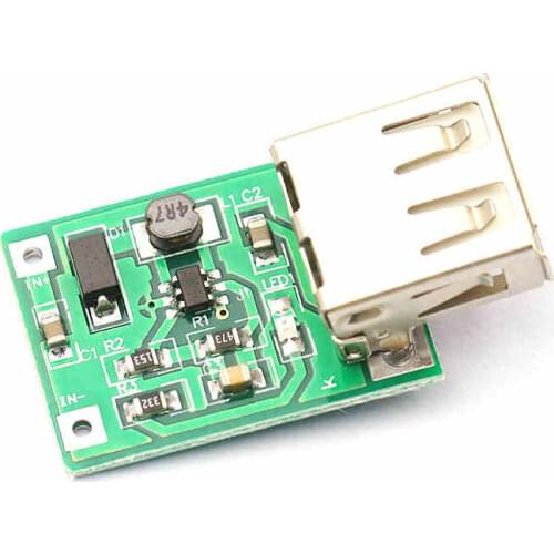 DC-DC adjustable boost power supply module board 0.9V~5V liter 5V 600MA USB