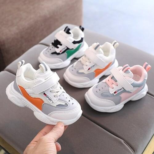 Kid Baby First Walkers Shoes Breathable Toddler Sport Shoes Girls Boy Casual Mesh Running Shoes Soft Bottom SSS013