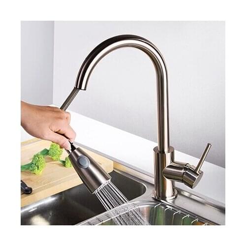 European faucet rotating nappy bibcock hot and cold washing dishes bowel tensile faucet