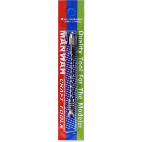 WANWAH MW-2128 Model Tools Semi-automatic Drill(0.2~1.5mm),Mini Hand Push Drill Pin Vice without bit