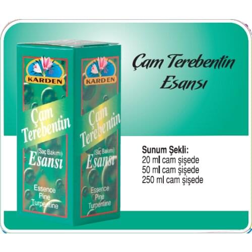 Karden Essence Pine Turpentine 20 Ml - Free Shipping