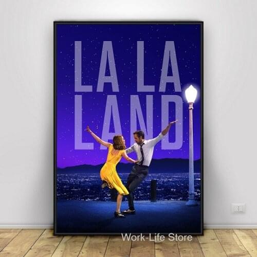 La La Land Movie Film Oil Painting Poster And Prints Canvas Wall Art Painting Poster Pictures For Living Room Home Decor