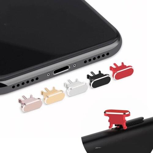 Metal Dust headphone plug plugs For iPhone 8 7 6 5s Prevent dust plug For iphone 7 plus 8 plus accessories Prevent Take off