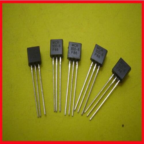 New MCR100-6 unidirectional SCR package TO-92