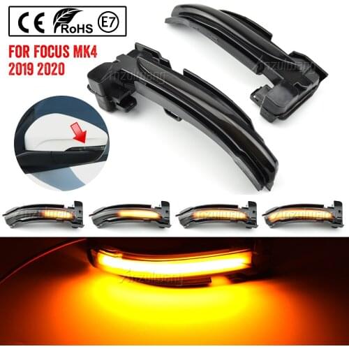 For Ford Focus Mk4 Ab Bj 2019-2020 Superb LED Dynamic Turn Signal Blinker Sequential Side Mirror Indicator Light