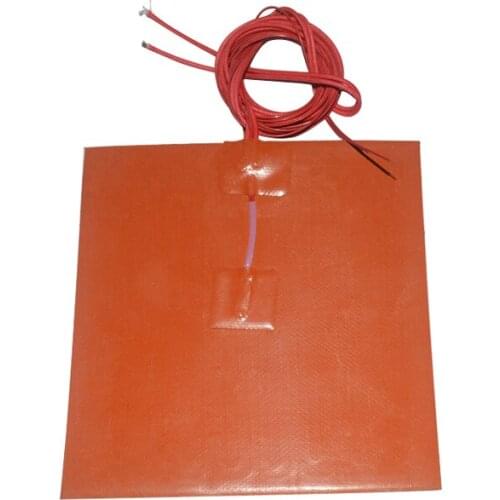 Silicone heating pad heater 350mmx350mm 2.3A for 3d printer heat bed