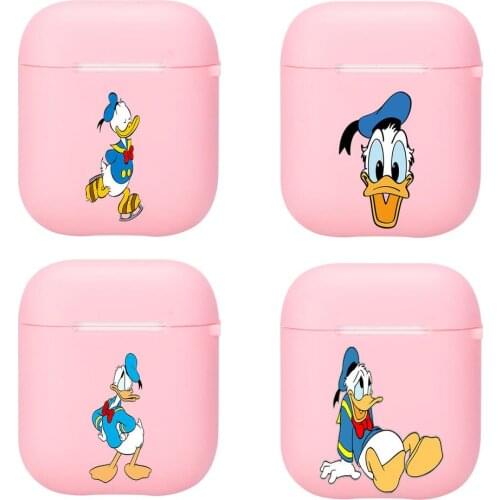 Disney Silicone Bluetooth Wireless Earphone Case for AirPods Protective Cover Skin Accessories Pods Charging Box Bag
