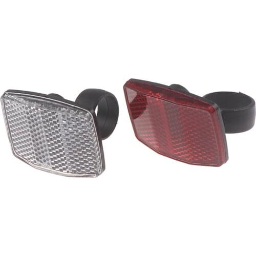 1PC Hot Sale Bicycle Front Rear Reflective Lens MTB Road Bike Automatic Reflectors Cycling Warning Light Bicycle Accessories