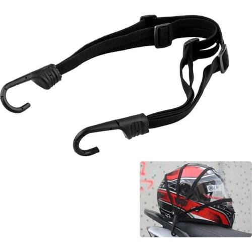 Motorcycle Retractable Elastic Luggage Holder Motorbike Organizer Storage Net Protective Gears Strap Hooks Helmet Mesh