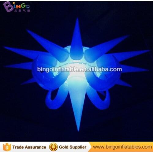 16 Colors change LED lighting 1.5 meters inflatable ufo high quality decorative blow up customized ufo models toys