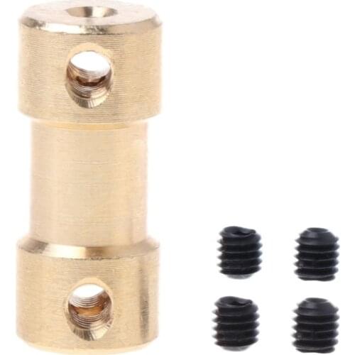 2-5mm Motor Copper Shaft Coupling Coupler Connector Sleeve Adapter US