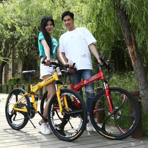 26 Inch Mountain Bike Adult Student Variable Speed Bike Folding Mountain Bike Wholesale Bicycle