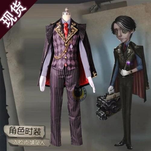 Anime Costume Identity V hippy named Carl the mechanic puppet master encoffiner cosplay