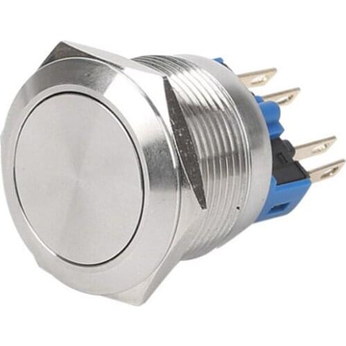 12 16 19 22 25 mm metal button switch, self reset, self-locking, waterproof belt lamp, with line starting switch