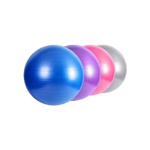 Yoga Ball Pilates Fitness Gym Fitball Massage Train Workout Exercise Balance Sport Fitness Ball chair 55-75cm Smooth Inflatable