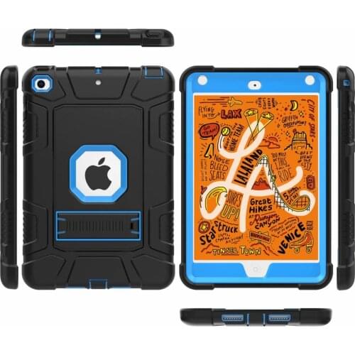 New Fashion Armor Case For iPad mini 4 5 2019 7.9-inch Tough Impact Case Heavy Duty Hybrid Silicone Cover For iPad mini 4 mini 5