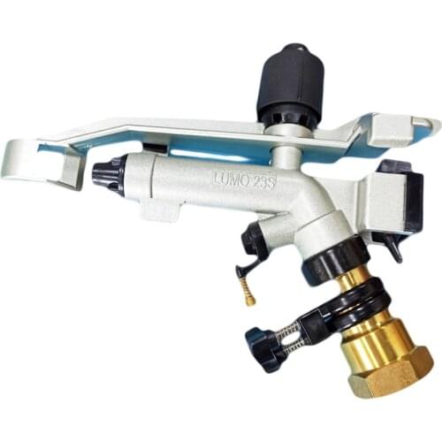 Zinc Alloy nozzle Irrigation Sprinkler Gun Water System 360 Degrees Adjustable Rain Spray Gun field Sprinklers