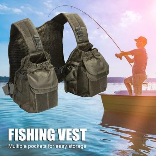 Mesh Adjustable Waistcoat Fishing Vest Breathable Compression Resistance Multi-pocket Outdoor Travel Outdoor Fishing