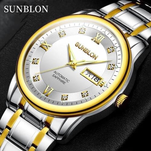 SUNBLON Mens Waterproof Watch