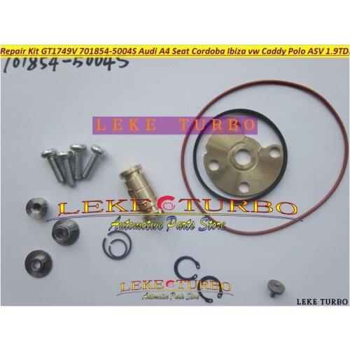 TURBO Repair Kit rebuild GT1749V 701854-5004S 701854 028145702N Turbocharger For AUDI A4 Seat Ibiza 2 VW Caddy Polo ASV 1.9L TDI