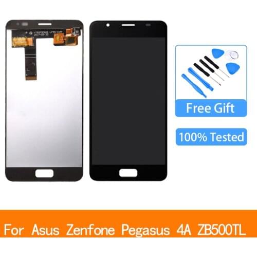 Original 5.0'' LCD For ASUS ZenFone Pegasus 4A ZB500TL LCD Display Touch Screen Digitizer Assembly Frame For ZB500TL X00KD LCD