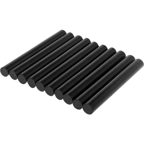 10Pcs/Set Hot Melt Glue Stick Black High Adhesive 11mm for DIY Craft Toy Repair Tool