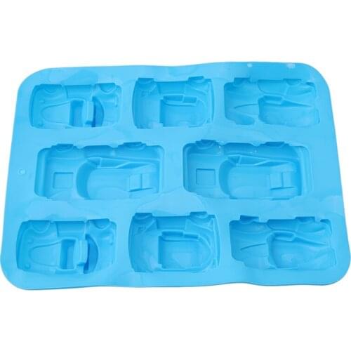 8 Hole Car Mold Silicone Mold Cake Mold Cake Tool Baking Tools Baking Tray Cake Tools Kitchen Accessories