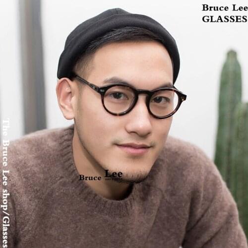 Acetate Optical Eyeglasses Frame Men New Retro Vintage Round Eye Glasses Women Spectacles Man Woman Optical Nerd Eyewear
