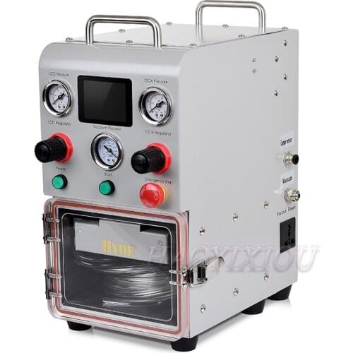 UYUE X1 OCA Vacuum Laminating Machine LCD Touch Screen Repair For Samsung Edge iPhone Screen Refurbish Repair Need External Pump