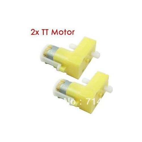 Free Shipping TT Motor DC Gear Reduction Motor (2 pcs/pack )